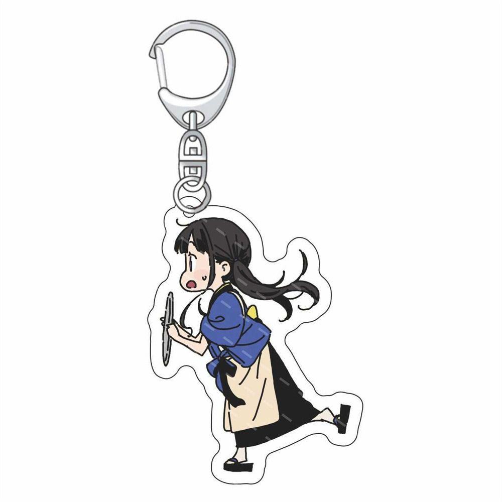 Needway Liris Recoil Keyring Anime Kartun Lucu Mizuki Nakahara Takina Inoue Key Ring