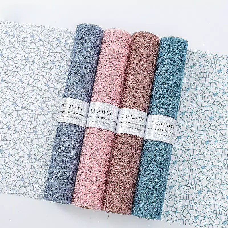 1 Roll Flower Spider Mesh / Wrapping Paper / Flower Paper / Jaring Korea
