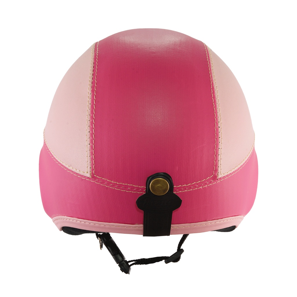 Helm Bogo Retro Anak Untuk Usia 2-6 Tahun Polos - Pink Muda Pink Tua