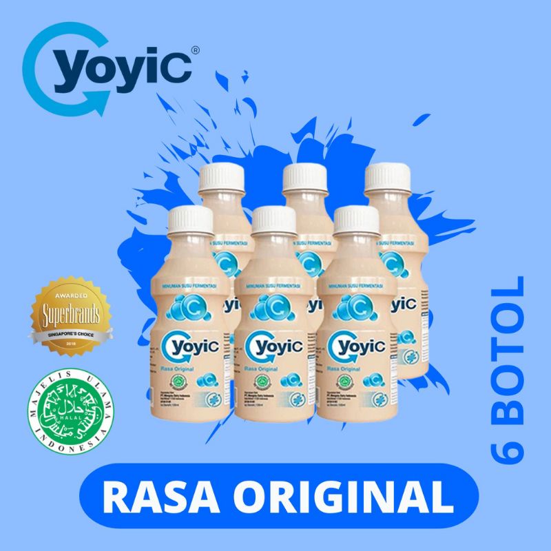 

[ 6 Pcs ] Yoyic Minuman Susu Fermentasi Original