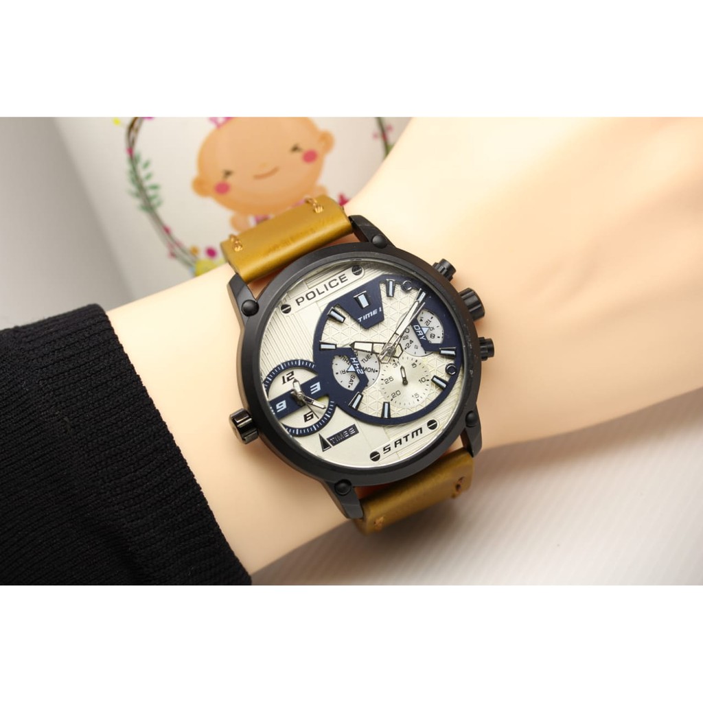 NEW JAM TANGAN WANITA POLICE DOUBLE TIME