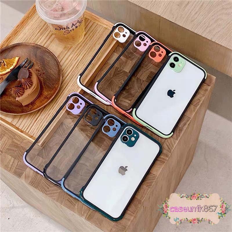 Case softcase pelindung kamera Camera Protection ruby iphone 7+ 8+ X XS 11 PRO MAX CS650