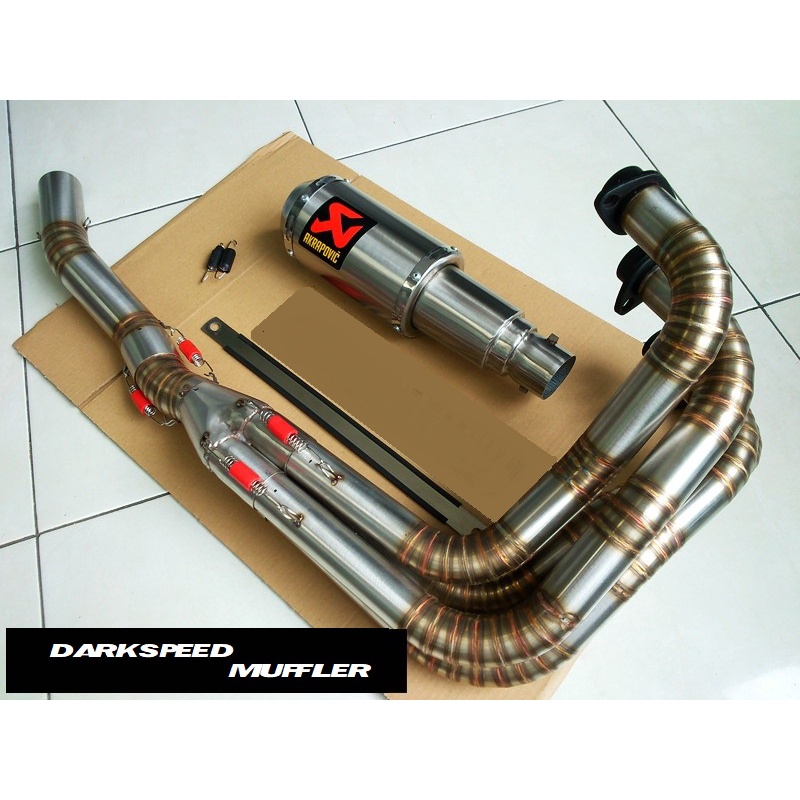 Knalpot Bandit 400 (GSX400) Akrapovic MotoGP Lorenzo Full System