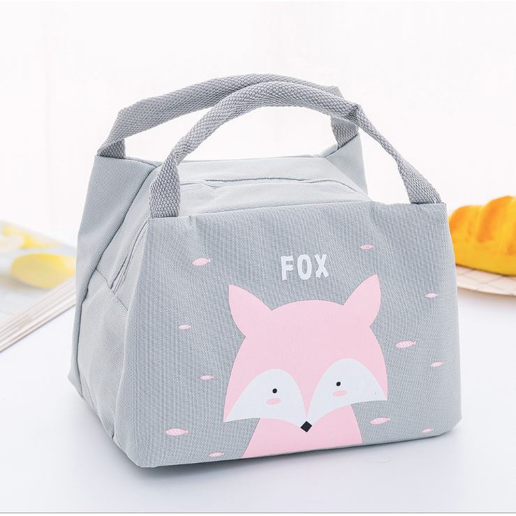 TSC - Tb101 Korea Hand Lunch Bag Tas Bekal Karakter Lucu Buat Anak Kantor Sekolah