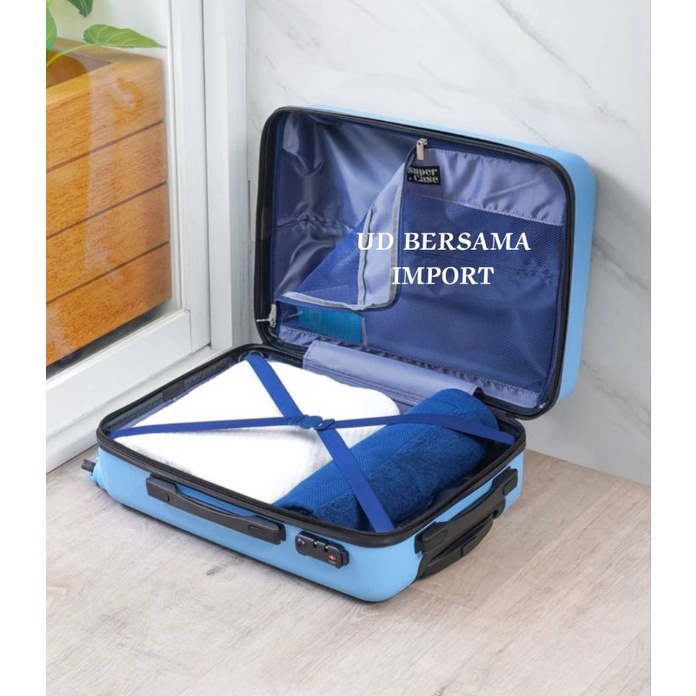 SUPERCASE Koper 20Inc Macaroon Biru/Luggage Travel