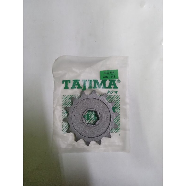 Gir gear depan klx 150 dtracker 14 428 tajima bukan sss extreme TK