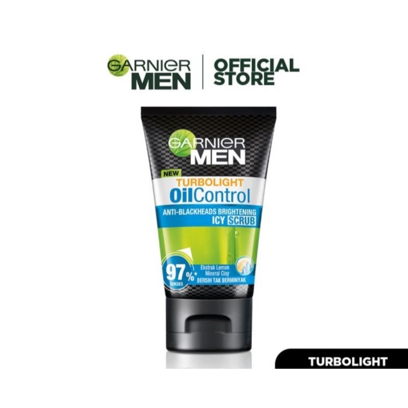 Garnier Men Turbolight oil control icy scrub 100ml