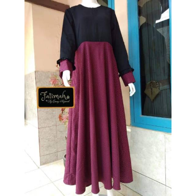 Gamis fatimah azmi by enung nurjanah