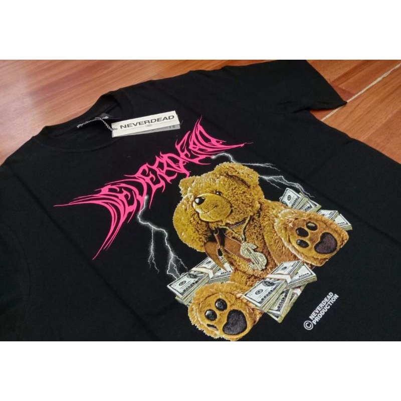 KAOS HITAM BEAR NVRD 07