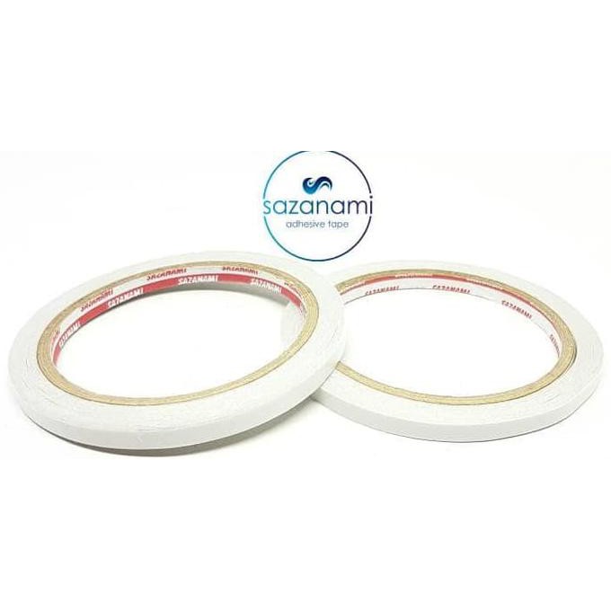 

Sale Double Tape Kertas 1/4" Inch 6Mm X 12M Sazanami Tissue Acrylic 3M Kualitas Baik