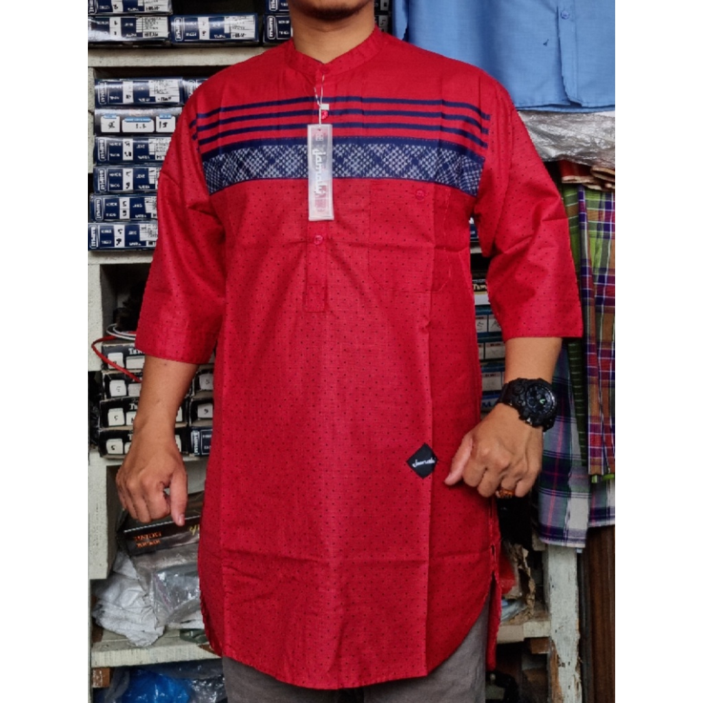 Baju Koko Kurta Pria Dewasa Lengan 3/4 kode 002