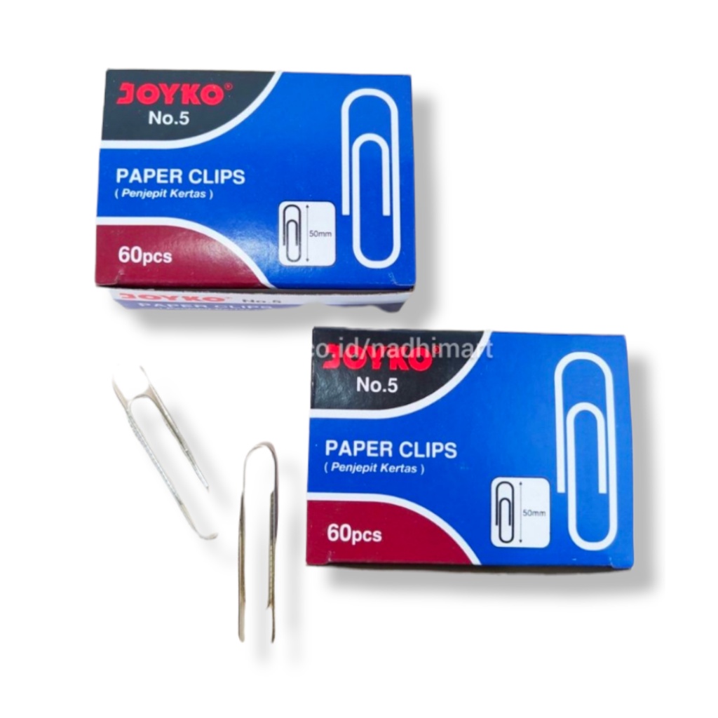 

JOYKO PAPER CLIP BESAR NO 5 / KLIP KERTAS / KLIP KERTAS BESAR