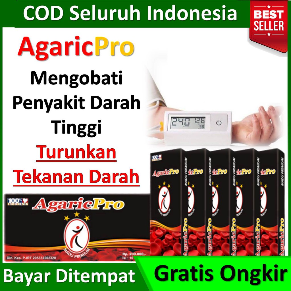 Obat Darah Tinggi - Agaricpro 100% Alami Obat herbal Obat - Obatan Tradisional