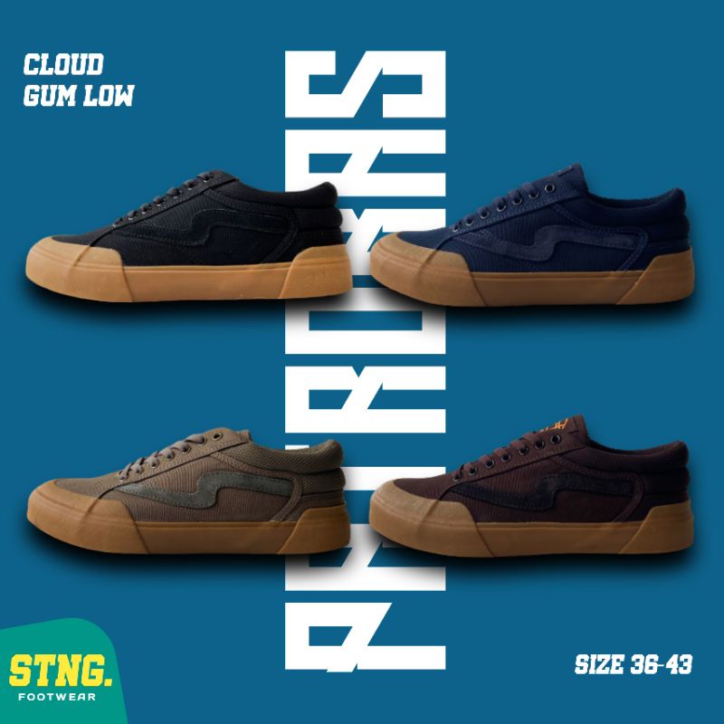 PATROBAS CLOUD BLACK | NAVY | OLIVE | BROWN GUM LOW