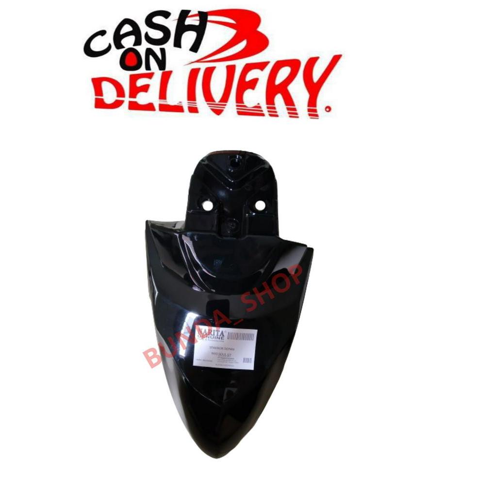 spakbor depan yamaha mio soul gt 115 warna hitam