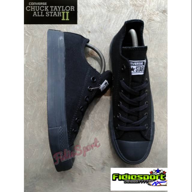 Sepatu all star hitam full/sepatu full hitam/sepatu ful black/sepatu converse ful hitam/all star