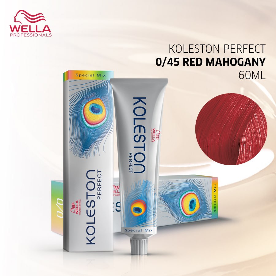 Wella Professionals Koleston Perfect 0/45 Red Mahogany 60 mL  / Hair Color / Pewarna Rambut