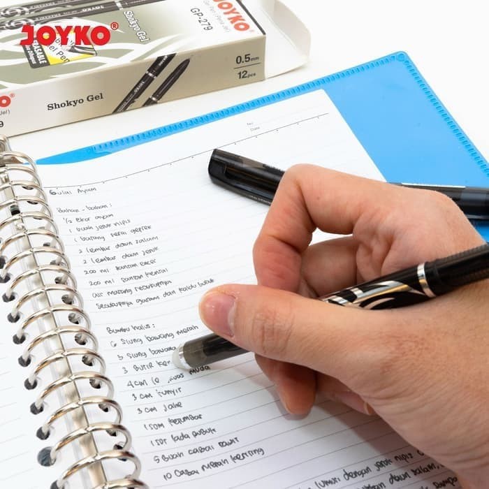

Pulpen Gel Joyko GP-279 Shokyo 0.5 mm / Pulpen Bisa Dihapus (12pcs)