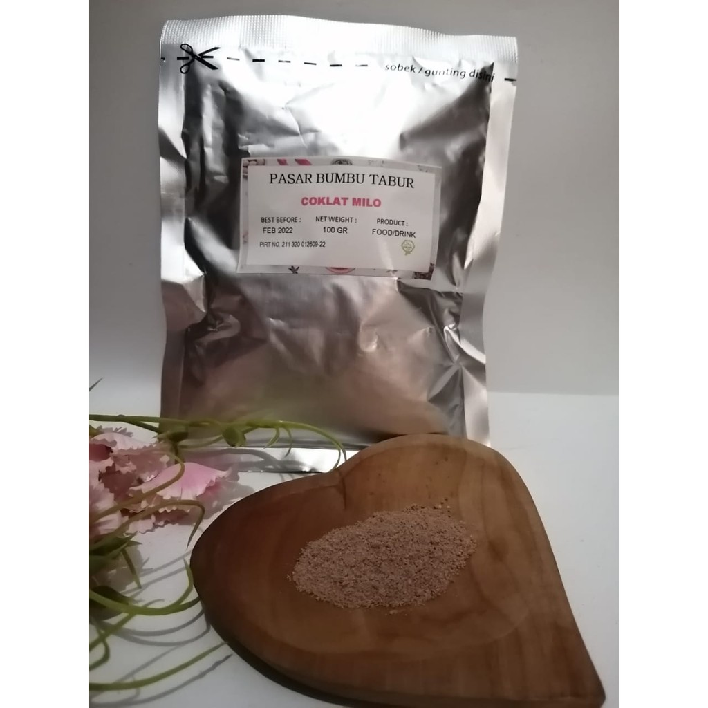 

BUMBU TABUR COKLAT MILO 100 GR BUBUK MAKANAN ENAK MURAH HALAL
