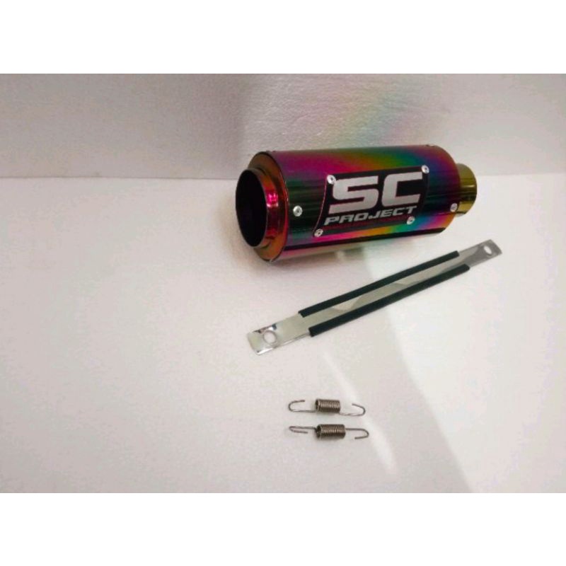 SLINCER Pipa KNALPOT RACING SC PROJECT R15 V3 ER6N CBR150R ER6N Y15ZR Z800 RAINBOW SILINCER ONLY INL