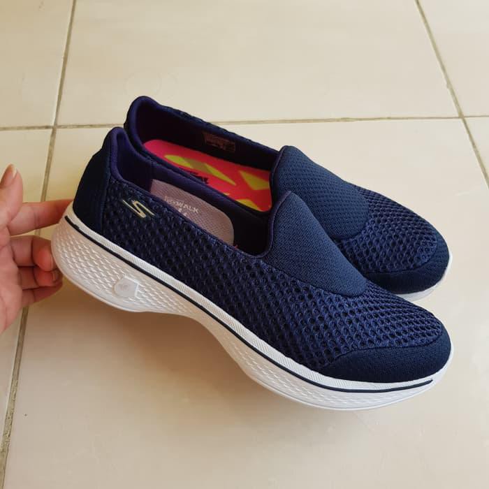 Sepatu Original Skechers Gowalk4 Kindle Navywhite