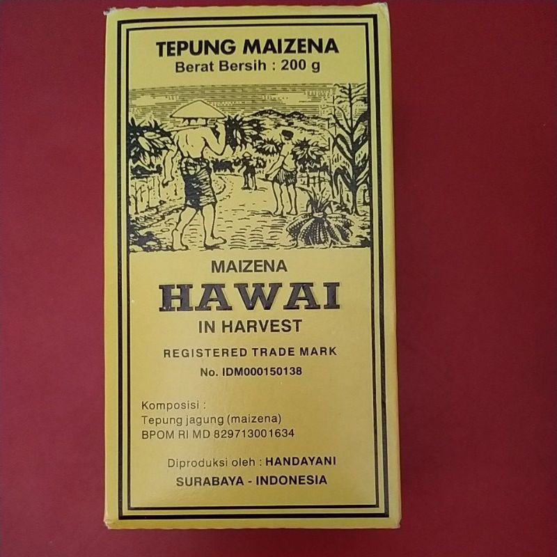 

Tepung pati jagung maizena hawai 200gr