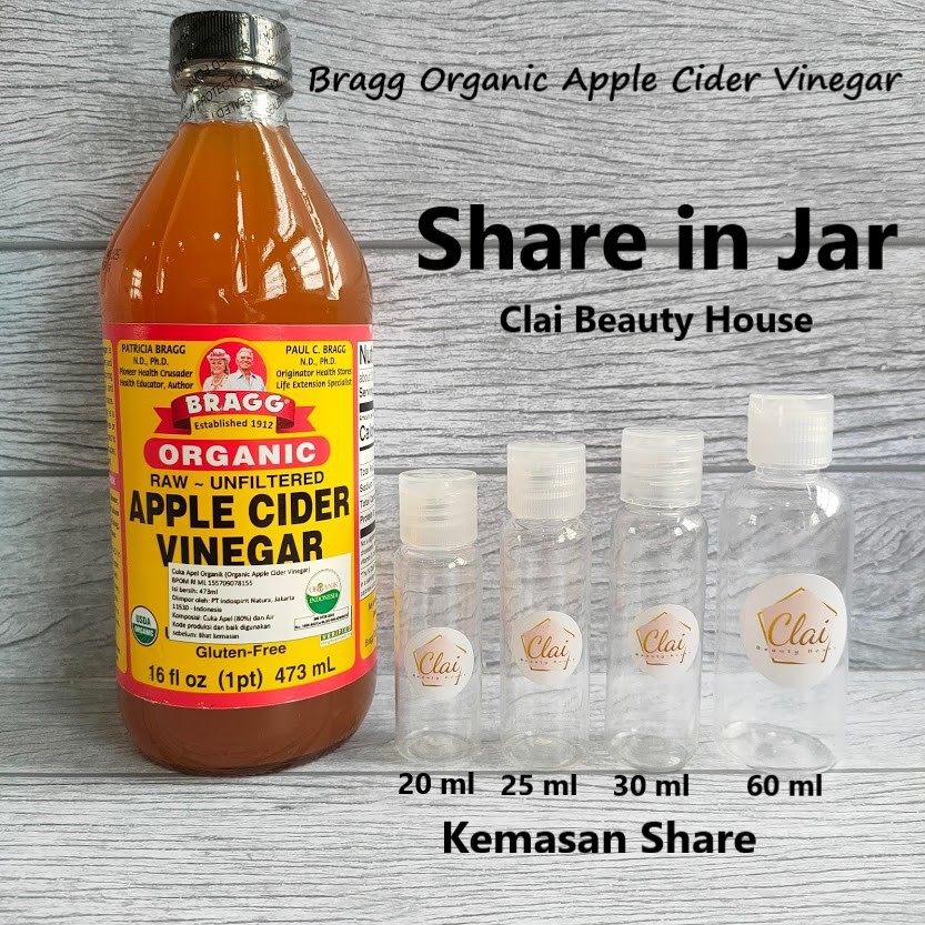 Share In Jar Cuka Apel Bragg Apple Cider Vinegar Murni Indonesia