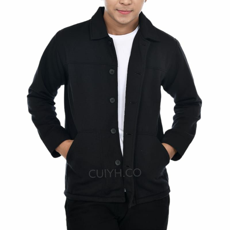 TERBARU JAKET PRIA | SHACKET JACKET FLECEE-2