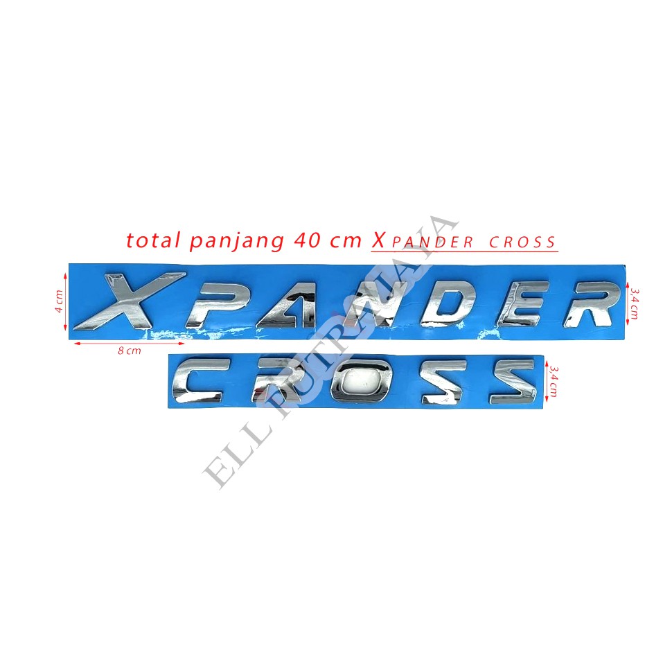 Logo Emblem Mobil XPANDER CROSS Besar Engine Hood Kap Mesin