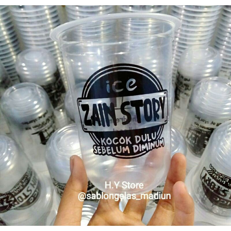 Sablon Cup Murah Starindo 16oz Oval Min.Order 500 pcs