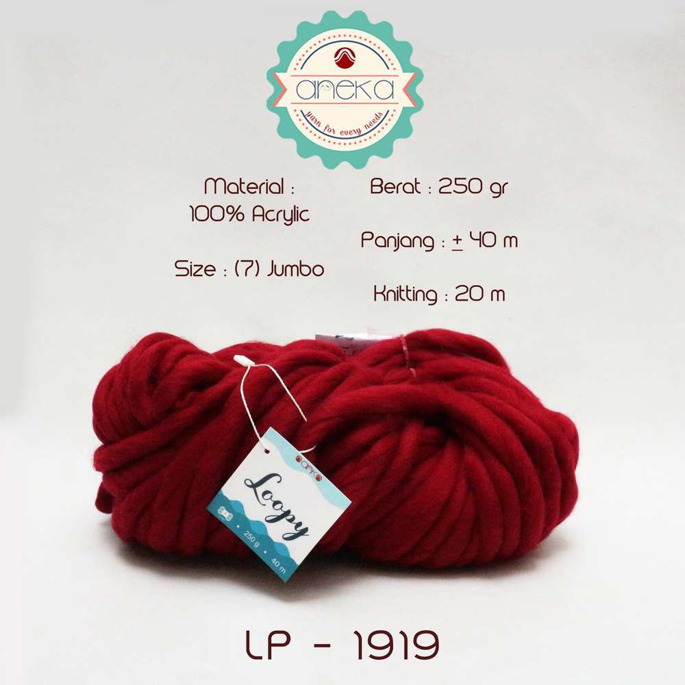 Benang Wol / Wool Ekstra Tebal - LOOPY YARN - 1919