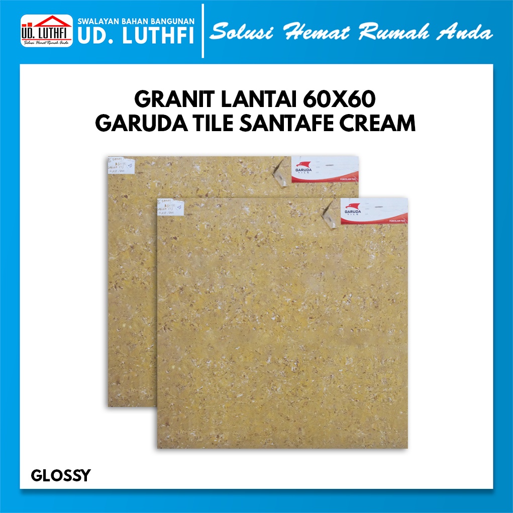 Jual Granit Lantai Dinding X Garuda Tile Santafe Cream Shopee