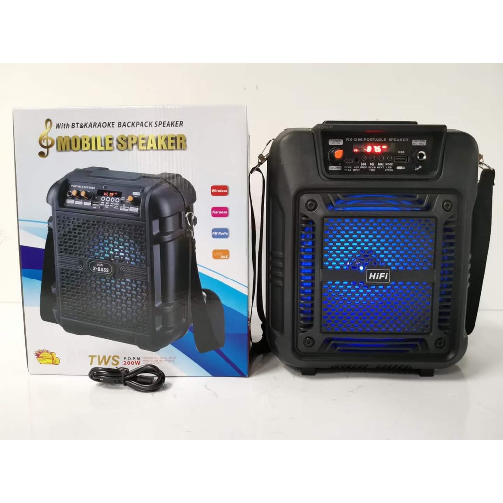 speaker RX-D86 tws plus MIC ACC