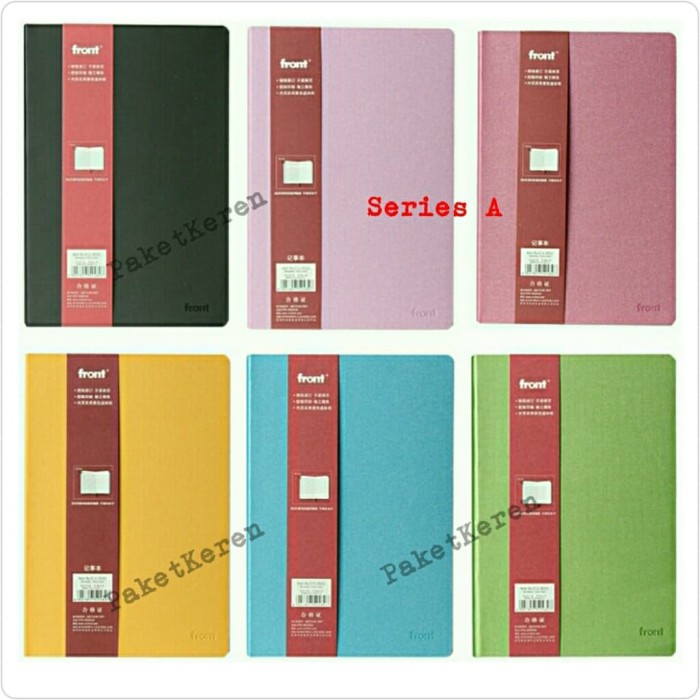 [RESTOCK] Buku, Catatan, Notebook Front Series A & B (A6)