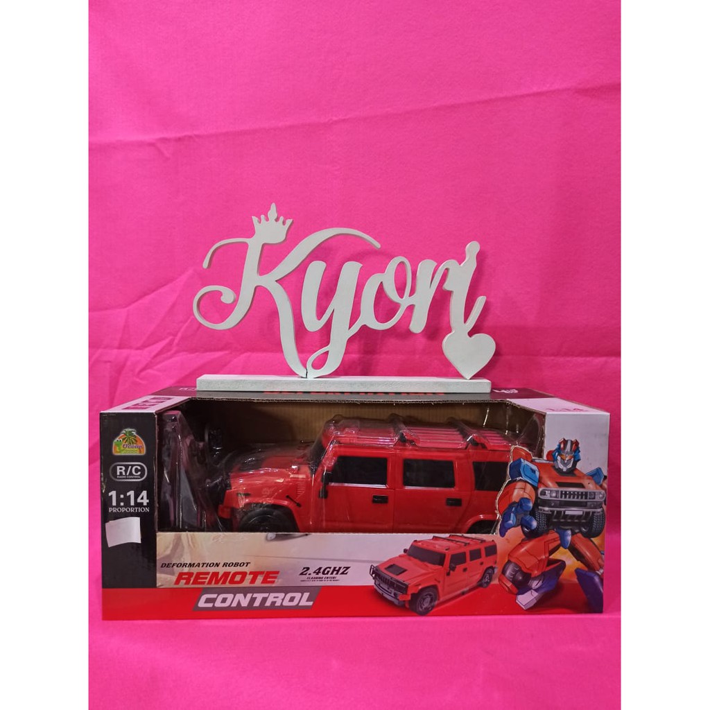 RC Hummer 1:14 Deform Robot Mobil Remote anak EAKA