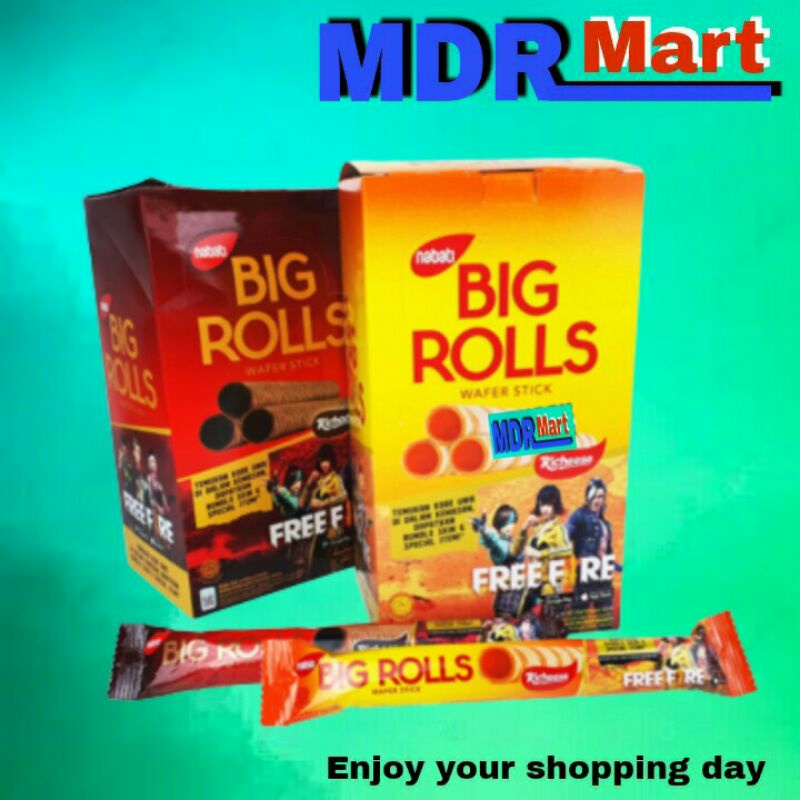 

BIG ROLLS 1 box isi 20 pcs @ 18 gr