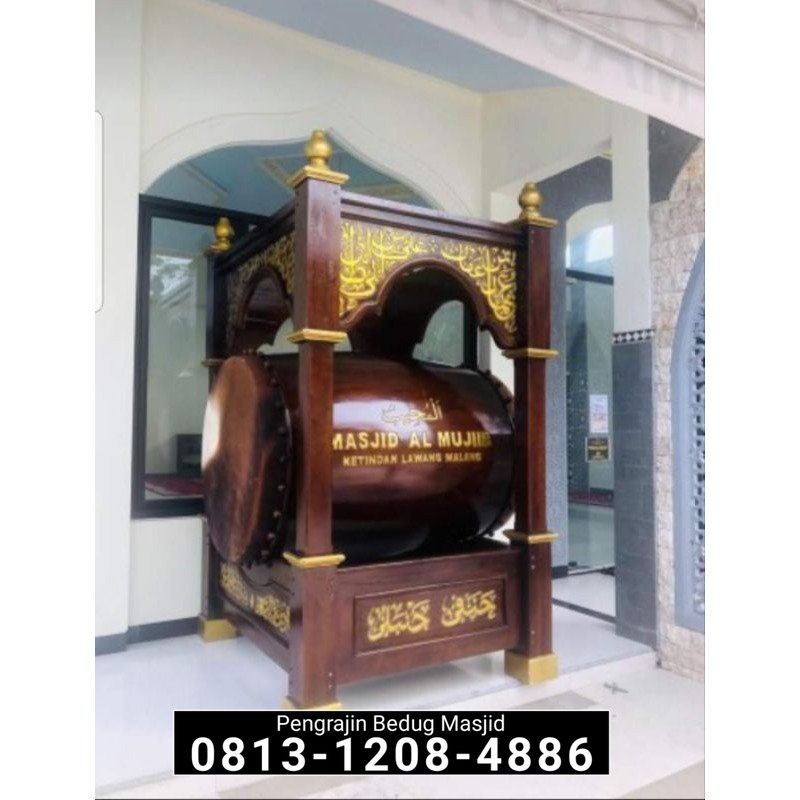 ( Bayar Setelah Besug Sampai Lokasi Anda ) Bedug Masjid Besar Beduk Masjid Kayu Jati Kulit Sapi Kuli
