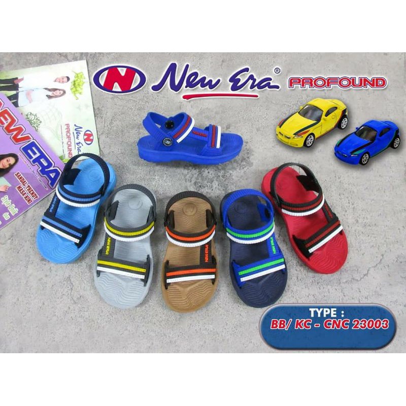 *New* Sandal Tali Karet Boy New Era CNC 23003 Size 21 - 26