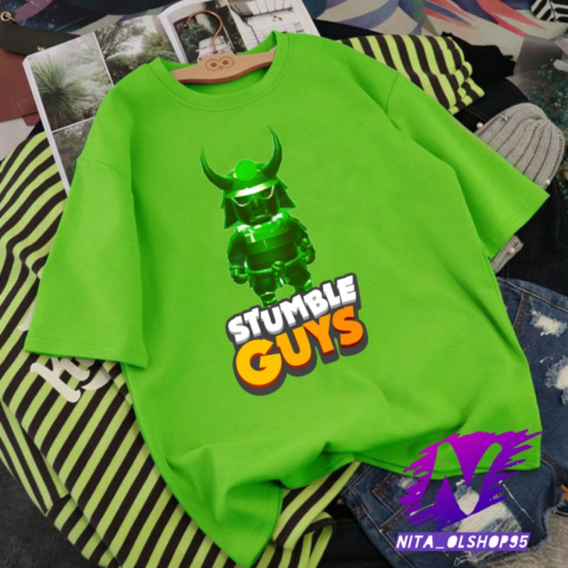 kaos anak stumble guys baju anak stumble guys skin spesial