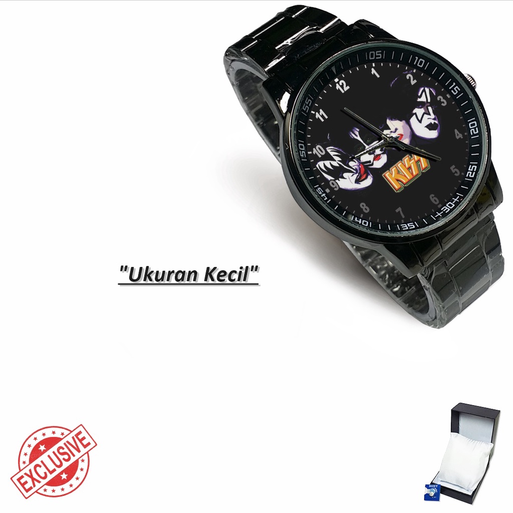 Jam Tangan Rantai Couple BAND OF KISS - 2 (Awesome)