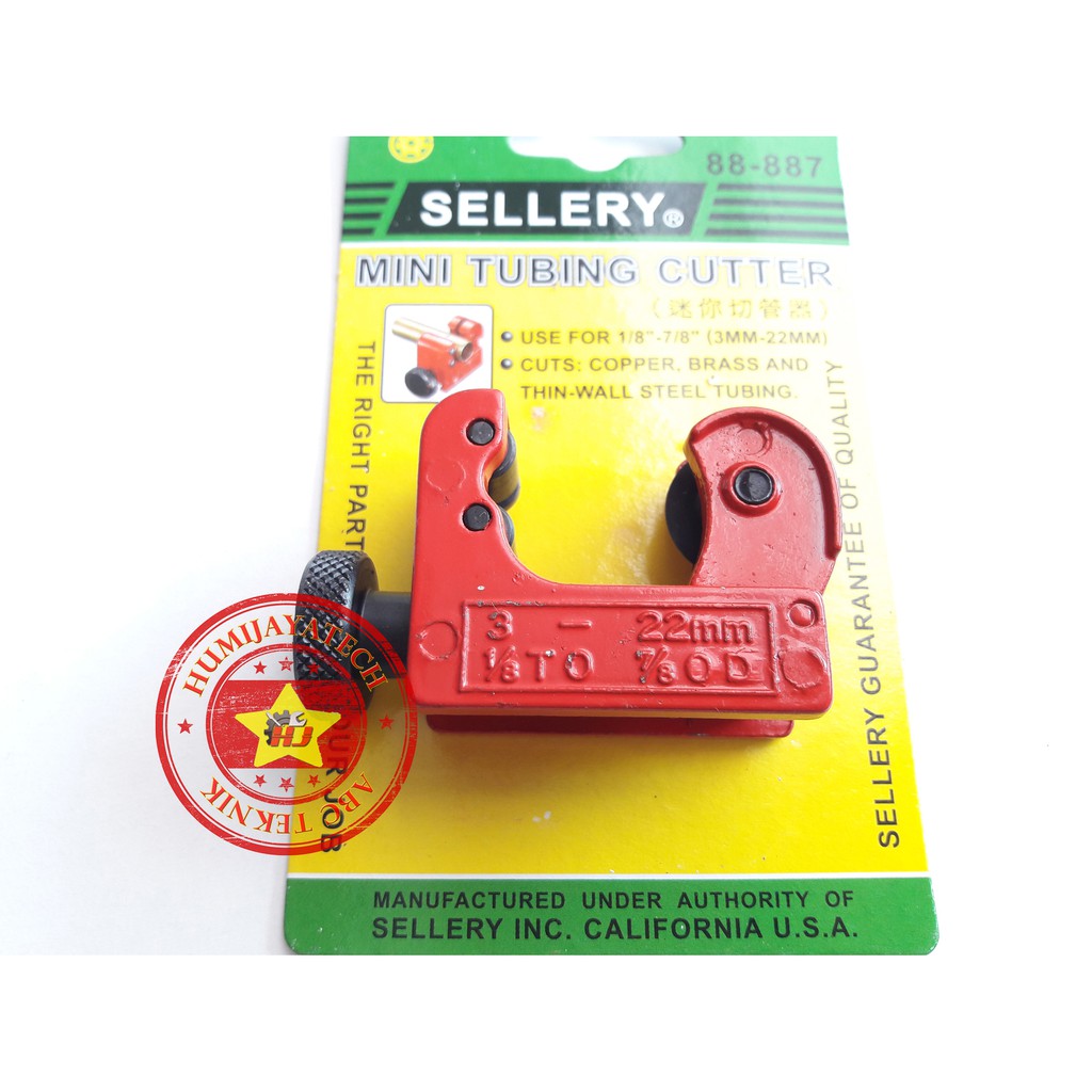 

Mini Tubing Cutter Sellery - Tubing Cutter