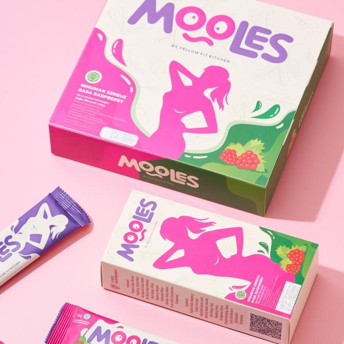 Mooles Fiber | Detox | Rasa Rapsberry | 1 Box - 16 Sachet