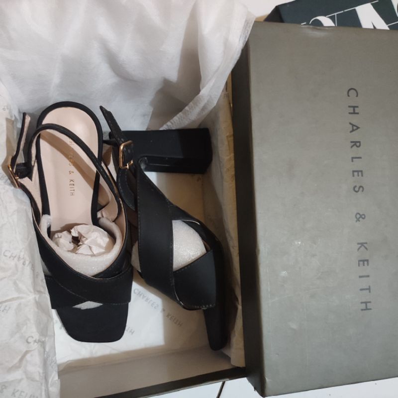 CHARLES & KEITH HIGH HEELS SHOES ORIGINAL (FREE BOX) / SEPATU HAK TINGGI CHARLES & KEITH