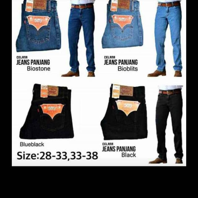 

Jeans standar,bukan pensil