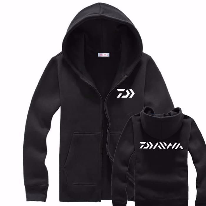 Jaket / Zipper / Hoodie / Sweater Daiwa - Hitam