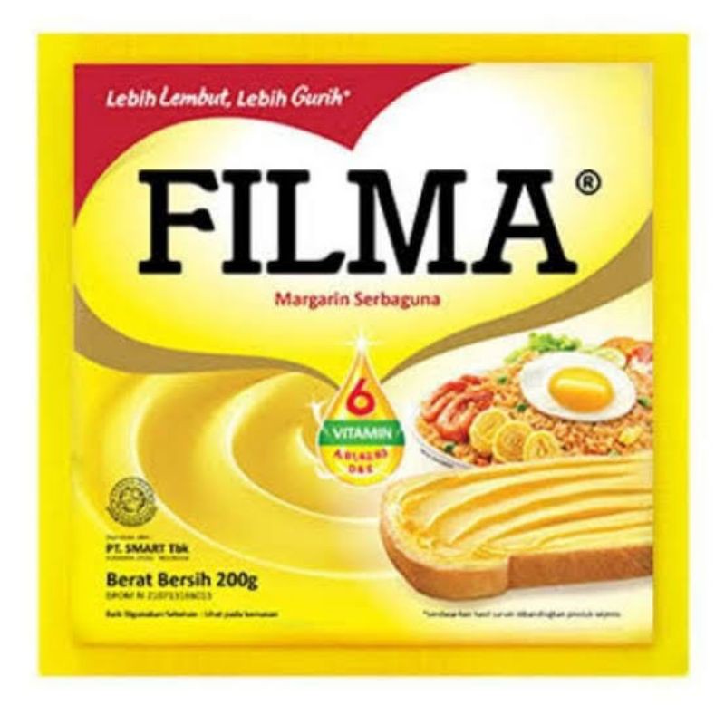 

Filma Margarin 200gr Sachet Mentega Margarine