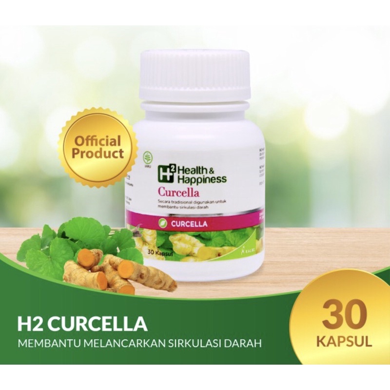 H2 health &amp; happiness curcella 30 kapsul