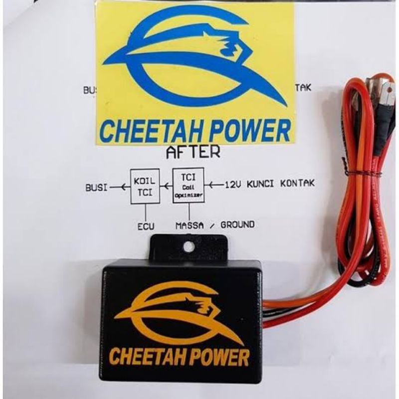 Original Cheetah Power V2 Ignition Booster Koil Coil Optimizer TCI Pengapian Api Besar Racing SE Bus