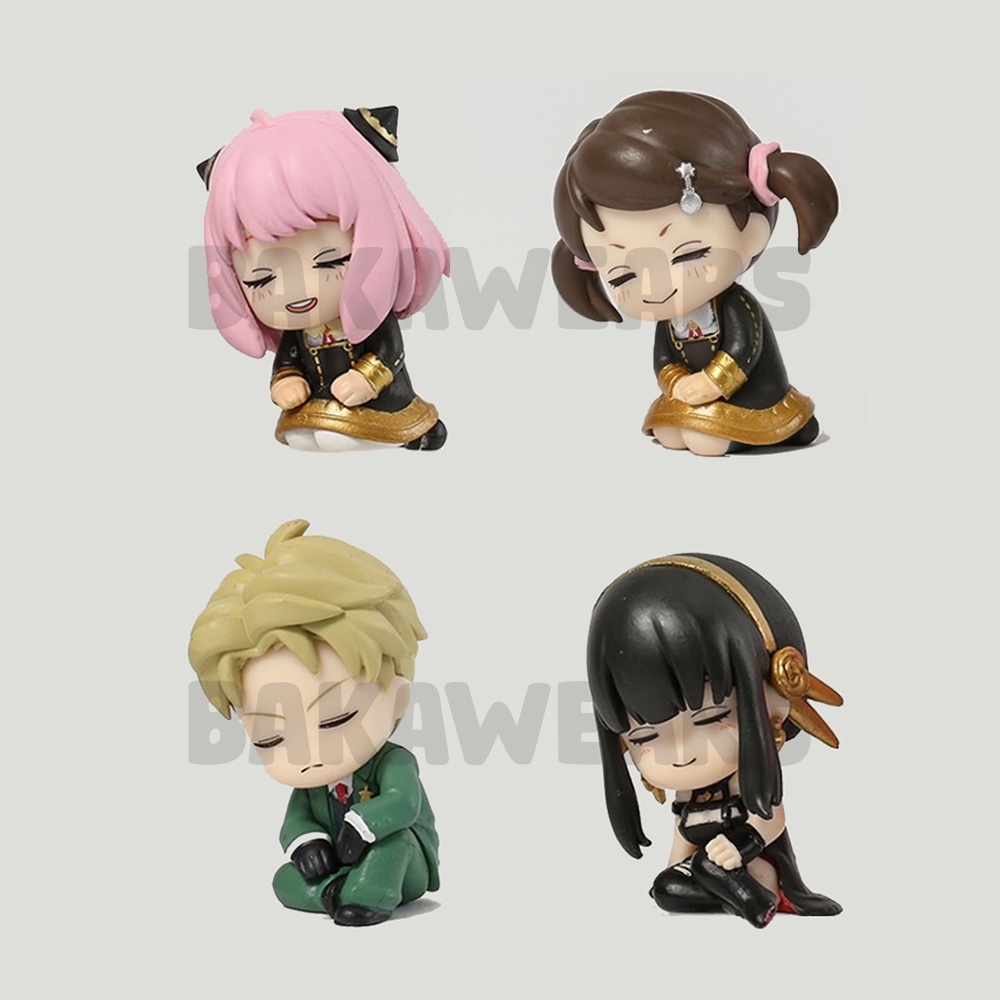 Action Figure Spy X Family: Sleeping Kawaii Version - Anya, Becky, Loid, Yor