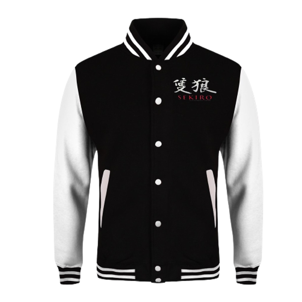 Sasuke.id&gt; Zipper Samurai Bisbol Pria Unisex / Jaket Bisbol Samurai Japanese / Jacket Pria Wanita Bisbol gaul